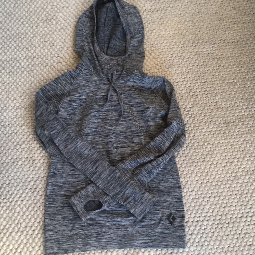 Black Diamond athletic shirt hooded